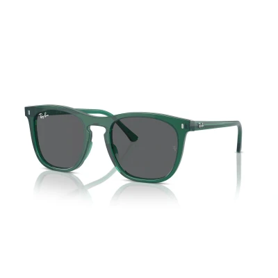 Afbeelding van Ray Ban Unisex Zonnebril, Maat: 53, Transparent green/dark grey