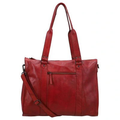 Afbeelding van Bear Design Mea Leren Schoudertas / Laptoptas 13,3&quot; Rood
