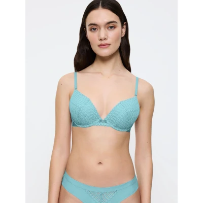 Afbeelding van Triumph Pushup BH, Dames, Maat: 75A, Silver blue