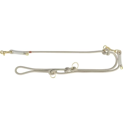Afbeelding van Trixie Soft Rope Hondenriem Verstelbaar Grijs / Lichtgrijs 200X1 CM