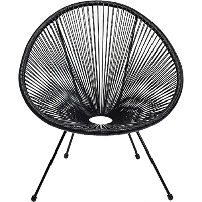 Afbeelding van Kare Design fauteuil Acapulco zwart
