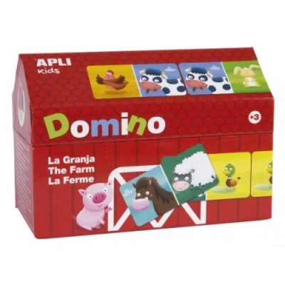 Image de Domino 28 pièces Apli Kids La ferme