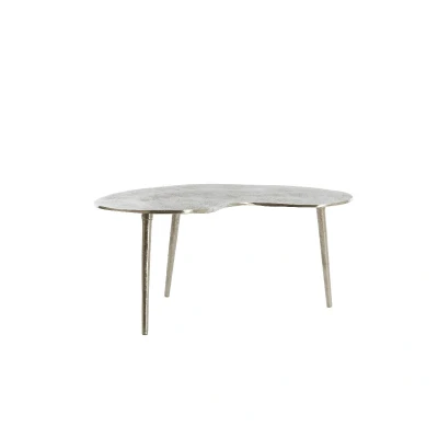 Afbeelding van Light &amp; Living Organische Bijzettafel Linos 80 x 60cm Nikkel