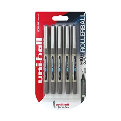 Afbeelding van Uniball Eye Fine UB 157 balpen, 5 stuks, 0,7 mm punt, blauw