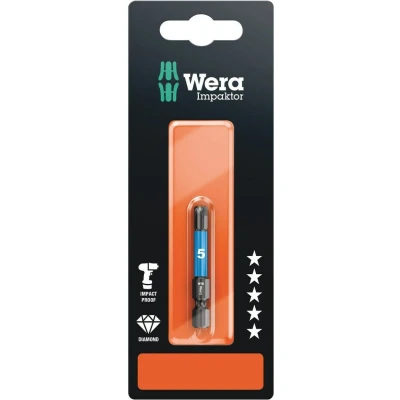 Afbeelding van Wera 840/4 IMP DC SB Impaktor zeskant bit hex plus 5.0x50 mm 5 stuk(s)
