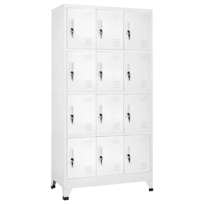 Afbeelding van Lockerkast met 12 compartimenten 90x45x180 cm