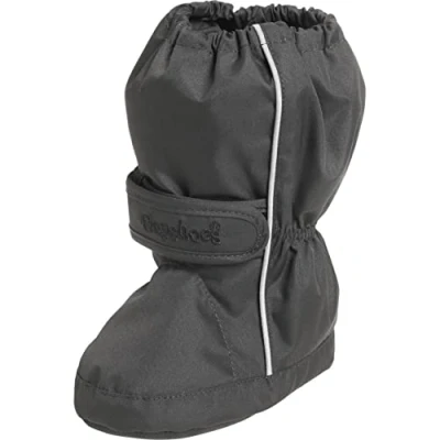Afbeelding van Playshoes Snowboots Thermo Bootie Met Klittenband Junior Zwart Maat 22/23