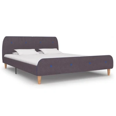Afbeelding van Bedframe stof taupe 160x200 cm