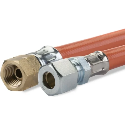 Afbeelding van Gimeg Gasslang Pvc 1/4 Inch Links X 8/10 1 M