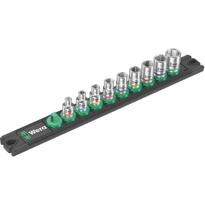 Afbeelding van Wera A Imperial 05005420001 Dopsleutelset Inch 1/4 9 delig
