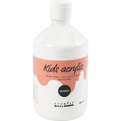 Afbeelding van A color Glossy acrylverf, wit, 01 glossy, 500 ml