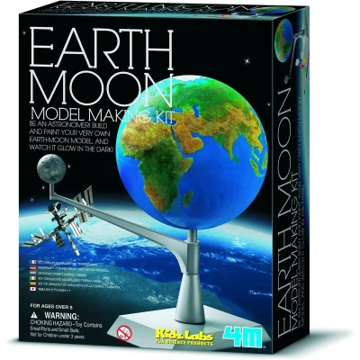 Afbeelding van 4M STEAM toys KidzLabs Space / Bouwset Aarde Maan
