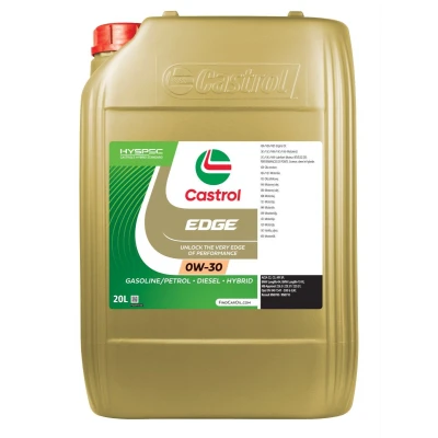 Afbeelding van Castrol EDGE 0W 30 20L Motorolie 1533F6 VOLKSWAGEN: Golf 7, 5, Polo IV Hatchback, BMW: 3 Saloon, Touring, 1 Hatchback