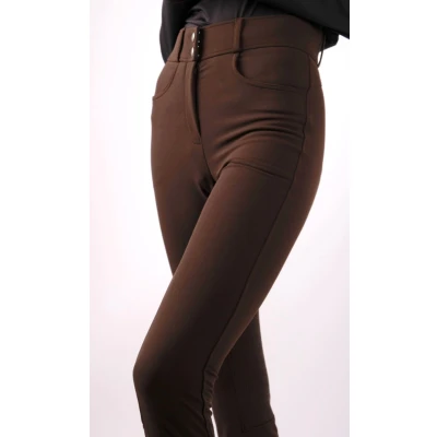 Image de Montar Pantalon d&#039;Équitation Ess Megan Highwaist Full Grip Marron 40