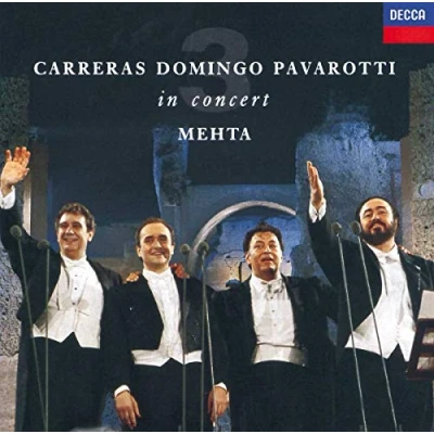 Afbeelding van Luciano Pavarotti, Plácido Domingo, José Carreras In Concert (CD)