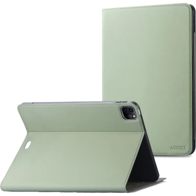 Afbeelding van Accezz Tablet Hoes Geschikt voor iPad Pro 11 (2018) / (2020) (2021) (2022) Classic Case Groen