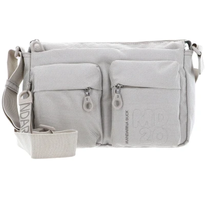 Afbeelding van MANDARINA DUCK Schoudertas MD20 Medium Crossover Whitecap Gray Crème