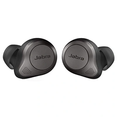 Afbeelding van Jabra Elite 85t True Wireless, actieve ruisonderdrukkende draadloze koptelefoon, lange batterijduur en krachtige oordopjes, oplaadcase, titanium zwart