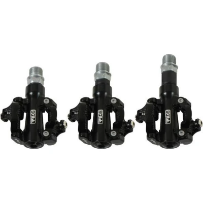 Afbeelding van SQlab Racefiets pedalen 511 Klikpedalen SPD compatibel Zwart Kort 5 mm