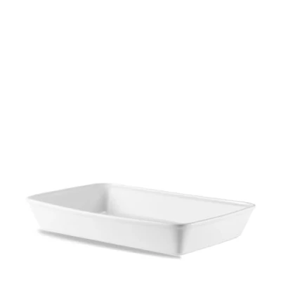 Afbeelding van Churchill Counter Serve Rechthoekige Ovenschalen 38x25cm (4 Stuks) CA949 Restaurant Hotel Professioneel