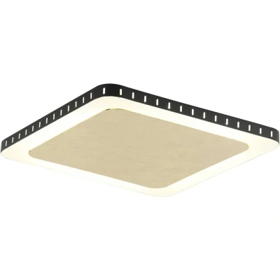 Afbeelding van ECO Light 9050 S GO SOLARIS LED plafondlamp 18 W Goud, Zwart