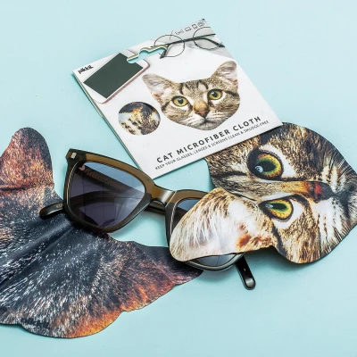 Afbeelding van Microfiber Schoonmaakdoekje Kat