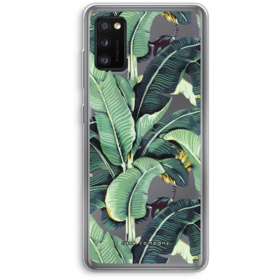 Afbeelding van Case Company® hoesje geschikt voor Samsung Galaxy A41 Bananenbladeren Soft Cover Telefoonhoesje Bescherming aan alle Kanten en Schermrand