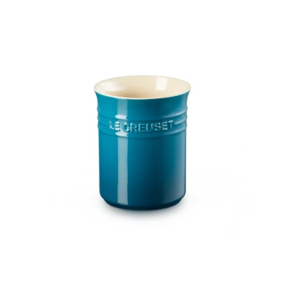 Afbeelding van Le Creuset Aardewerken Spatelpot In Deep Teal 15cm 1,1l