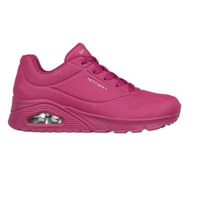 Afbeelding van Skechers Sport UNO Sneakers laag, Dames, Maat: 37.5, Magenta durabuck/mesh Pu