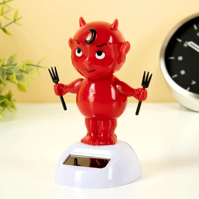 Afbeelding van Out of the blue Solar Teufelchen Figurine mobile bébé diable avec cellule solaire