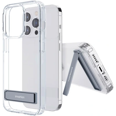 Afbeelding van iMoshion Hoesje Geschikt voor iPhone 13 Pro Stand Backcover Transparant