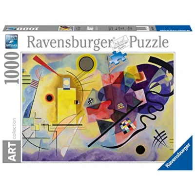 Image de Puzzle 1000 pièces Art collection Ravensburger Jaune rouge bleu Vassily Kandinsky