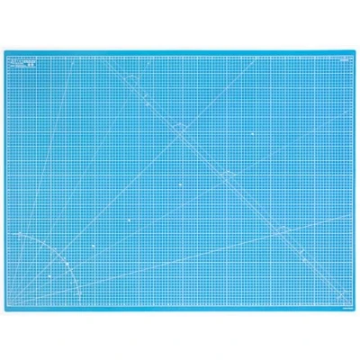 Afbeelding van Elan 5 laagse Snijmat Blauw A0, Zelfherstellende 3 mm Snijmat, Knutselmat met Dubbelzijdig Raster, Metrische Snijonderlegger voor Quilten, Naaien, Patchworken, Scrapbooken, enz. 120 x 90 cm