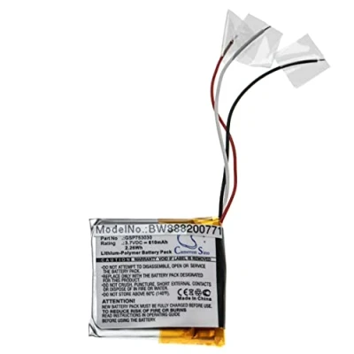 Afbeelding van vhbw Batterij compatibel met JBL Live 650BT NC hoofdtelefoon, draadloze hoofdtelefoon (610 mAh, 3,7 V, Li polymeer)