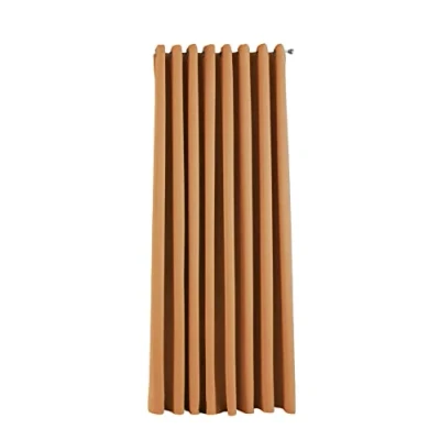 Afbeelding van Gardinenbox Newyork 201920600 Thermo verduisteringsgordijn met geluidsisolerende ogen, HxB 245 x 295 cm, oranje