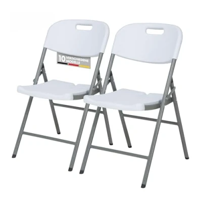 Afbeelding van Floordirekt 3 delige klaptafel van aluminium Multifunctionele Ideale campingtafel voor buiten en thuis (Okinawa klapstoelset)