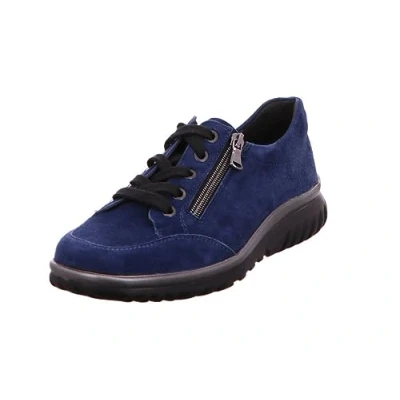 Afbeelding van Semler L5135 Dames veterschoenen Kleur: Blauw Maat: 42