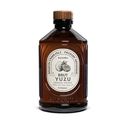 Afbeelding van BACANHA Biologische en ruwe siroop Yuzu Voor water, Cocktail, Limonade IJsthee 400 ml