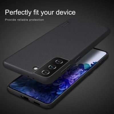 Afbeelding van Nillkin Hoesje geschikt voor Samsung Galaxy S21 Plus Super Frosted Shield Back Cover Zwart