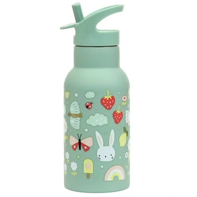 Afbeelding van A little lovely company rvs drinkfles vrolijk 350ml