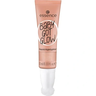 Image de essence Baby Got Glow n30 Éclaireur liquide Doré pour définir un résultat immédiat facile à enlever brillant, végétalien, sans huile, parabène et microplastique, Lot de 1 (10 ml)