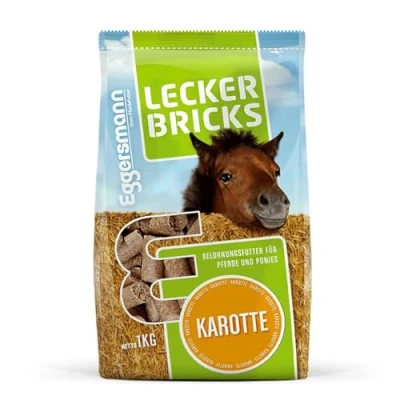 Afbeelding van Eggersmann Mein Pferdefutter Heerlijke bricks wortel 1 kg lekkernijen voor paarden en beloning verkrijgbaar