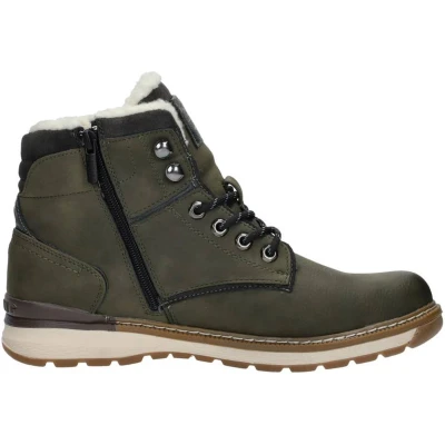 Afbeelding van Mustang Snowboots, Heren, Maat: 44, Groen Imitatieleer/ textiel