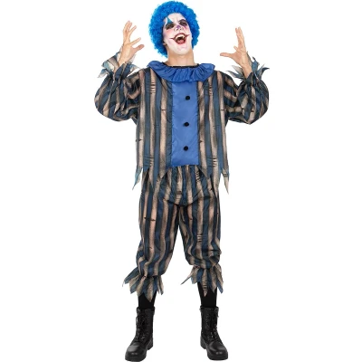 Afbeelding van FUNIDELIA Enge Clown Kostuum voor mannen Maat: S