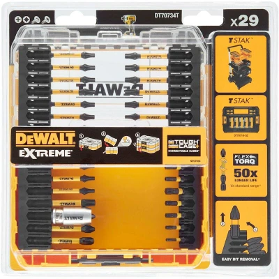 Afbeelding van DeWalt Accessoires DT70734T QZ 29 delig FlexTorq schroevendraaier bitset