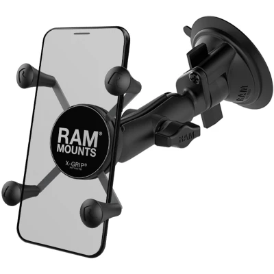 Afbeelding van RAM Mounts Twist lock telefoonhouder auto Universeel Klein Zwart