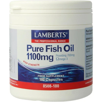 Afbeelding van Lamberts Pure Visolie 1100mg Capsules