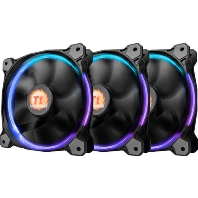 Afbeelding van Thermaltake Riing (140 mm, 3 x), PC ventilator, Zwart
