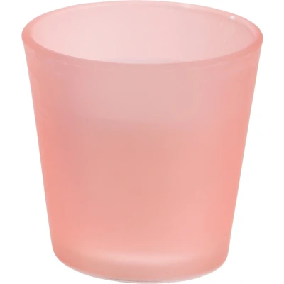 Afbeelding van Kaars in glazen pot roze