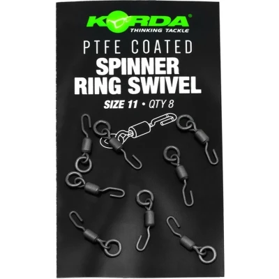 Afbeelding van Korda PTFE Spinner Ring Swivel (8 pcs) Size 11
